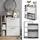 Vicco Orlando 80 x 90 x 0,2 cm weiß / weiß