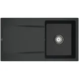 Villeroy & Boch Siluet 50 flat ebony + Handbetätigung