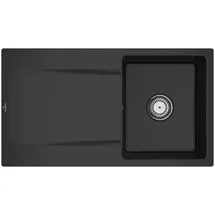 Villeroy & Boch Siluet 50 flat ebony + Handbetätigung