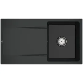 Villeroy & Boch Siluet 50 flat ebony + Handbetätigung
