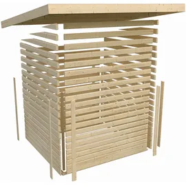 Karibu Mikka inkl. 9 kW Bioofen + ext. Steuerung