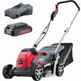 20V Akku Rasenmäher 33cm Powerworks PD20LM33K2 mit 2Ah Batterie und 2A Ladegerät