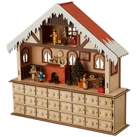 Small Foot Company Small foot 10546 Adventskalender Stube mit Beleuchtung