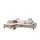 Lounge Collection Eckcouch Flachgewebe 3-Sitzer Beige