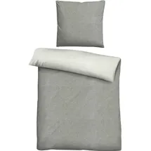 biberna Hermal sturmgrau 155 x 200 cm + 80 x 80 cm