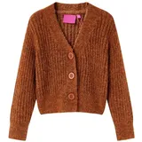 vidaXL Kinder-Strickjacke Cognac 104