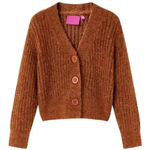 vidaXL Kinder-Strickjacke Cognac 104
