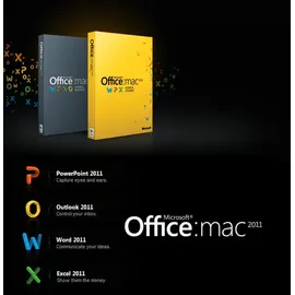 Microsoft Office Home & Business 2011 ESD DE Mac