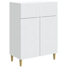 vidaXL Sideboard 66 x 34,5 x 90 cm Weiß