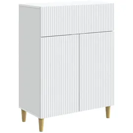 vidaXL Sideboard 66 x 34,5 x 90 cm Weiß