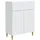 vidaXL Sideboard 66 x 34,5 x 90 cm Weiß