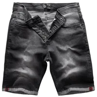 Rock Creek Shorts Jeansshorts Dunkelgrau Regular Fit