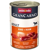Animonda GranCarno Fleisch Pur Adult Rind & Huhn 6 x 400 g