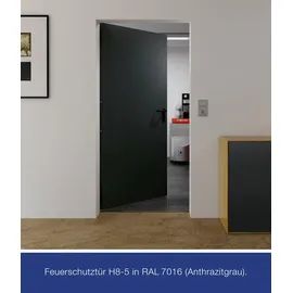 Hörmann H8-5 links 100 x 200 cm anthrazitgrau