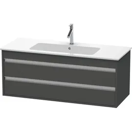Duravit Ketho 2 Auszüge 120 x 47,5 cm graphit matt