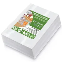 koosreel Profi Folienbeutel für alle Vakuumiergerät 100 Beutel Vakuumbeutel, Acryl