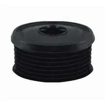 Stedo Euro WC-Spülrohrverbinder Ø 55 mm WC-Druckspüler Schwarz