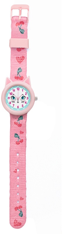Armbanduhr Katze In Rosa