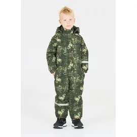 ZigZag Schneeoverall ZIGZAG "Tower", Kinder, Gr. 98, EURO-Größen, grün (olivgrün), 100% Polyester, lang, Overalls, mit wasser- und winddichter TPU-Membran