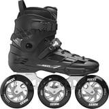 Roces Unisex – Erwachsene EGO 3X110 TIF Inline-Skates, Black-Silver, 43