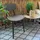 HJH Office Artifo Hol Gartenstuhl 830114 45 x 55 x 85 cm grau