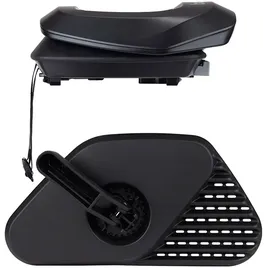 Bobike One Junior, Für Kinder ab 6 Jahren bis 27 kg, Ergonomisch, Sicher, Faltbar, Schwarz