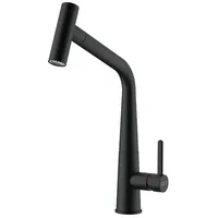 FRANKE Küchenarmatur Icon mit ausziehbarer Schlauchbrause Black Matt