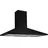 Respekta Kaminhaube 90 cm Schwarz
