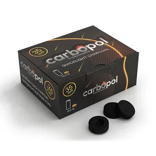 Carbopol Shisha Kohle 35mm - 100 Stück