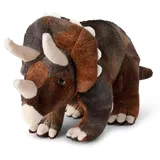 WWF Plüschtier Triceratops 23 cm Braun