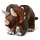 WWF Plüschtier Triceratops 23 cm Braun