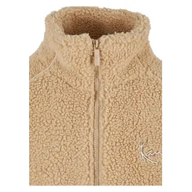 Karl Kani Metal Signature Teddy Jacket", - Beige - S