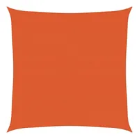 VidaXL Sonnensegel 160 g/m2 Quadratisch Orange 4,5x4,5 m HDPE