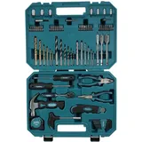 Makita Verstärkter Werkzeugkasten - 80 Zubehörteile Makita E-15104
