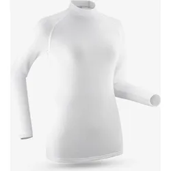 Skiunterwäsche Funktionsshirt Damen warm - 100 weiss/ungefärbt M