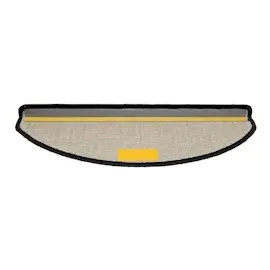 vidaXL Treppenmatten Schwarz 65x21x4 cm