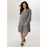aniston plus Sommerkleid mit modernem Punkte-Druck blau|weiß 52 EU