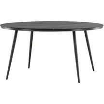 VCM ebuy24 Break Esstisch Ø150cm Schwarz,