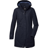 KILLTEC Damen Funktionsjacke/Outdoorjacke mit abzippbarer Kapuze KOS 44 WMN PRK, dunkelnavy, 46,