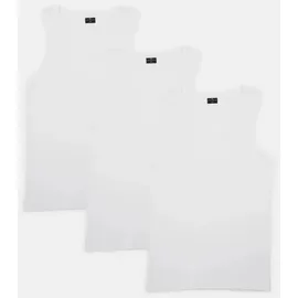 Danish Endurance Ärmelloses Shirt Classic Organic Tank Top, - 3-Pack - schwarz - 2XL