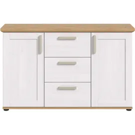 Home Affaire Cosenza Sideboard 129 x 80 x 40 cm Weiß