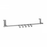 Testrut Garderobenhaken Türgarderobe 5 Haken Silber