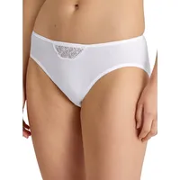 CALIDA Cotton Desire Mini Brief Weiß Baumwolle, Small Damen,