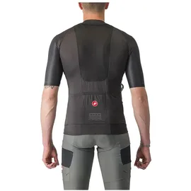 Castelli Unlimited Pro Herren, Bikeshirt-Schwarz-L