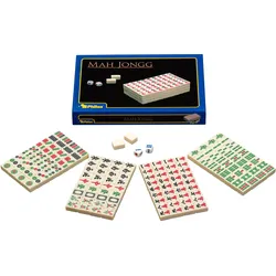 Philos-Spiele Mah Jongg, Kunststoff, klein, ohne arab. Zeichen 3262