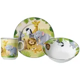 Ritzenhoff & Breker Afrikatiere 3tlg. Porzellan Bunt