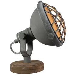 Brilliant Tischleuchte Mila Grau Beton Retro Vintage Industriel E14 ohne Leuchtm...