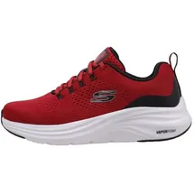 SKECHERS Vapor Lite Herren-Sneaker, Rotes Mesh-Synthetik-Schwarz, 48.5 EU