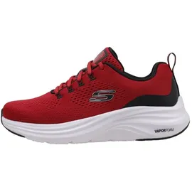SKECHERS Vapor Lite Herren-Sneaker, Rotes Mesh-Synthetik-Schwarz, 48.5 EU
