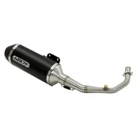 ARROW URBAN ALUMINIUM DARK" SILENCER WITH "DARK" END CAP" HONDA FORZA '15/20 HOMOLOGATED URBAN ALUMINIUM DARK SILENCER WITH BLACK STEEL END CAP FOR ARROW COLLECTOR, Metall